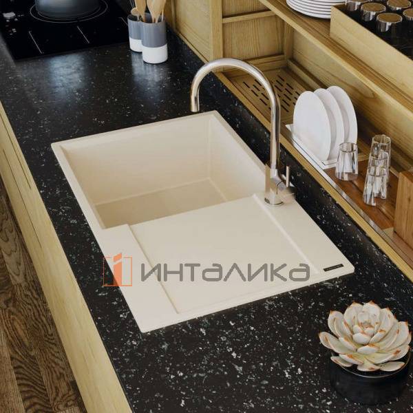 Мойка Omoikiri DAISEN 86 Artgranit, 600, накладная, leningrad grey – 3