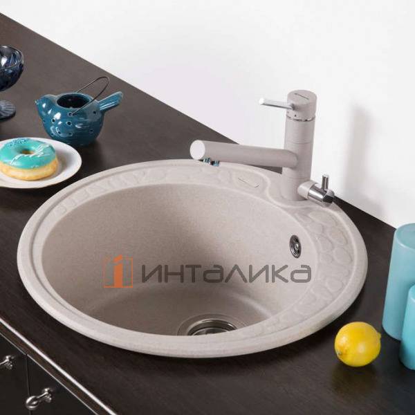 Мойка Omoikiri TOVADA 51 Artgranit, 500, накладная, бежевый – 4