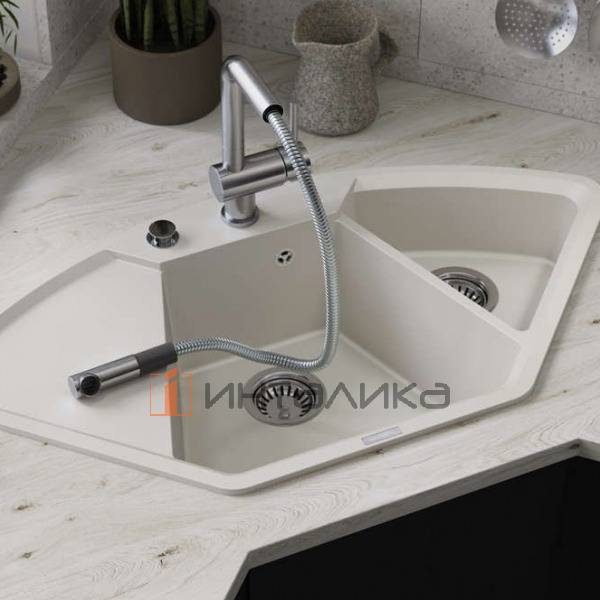 Мойка Omoikiri YONAKA 98-C Artgranit, 900х900, накладная, черный – 5