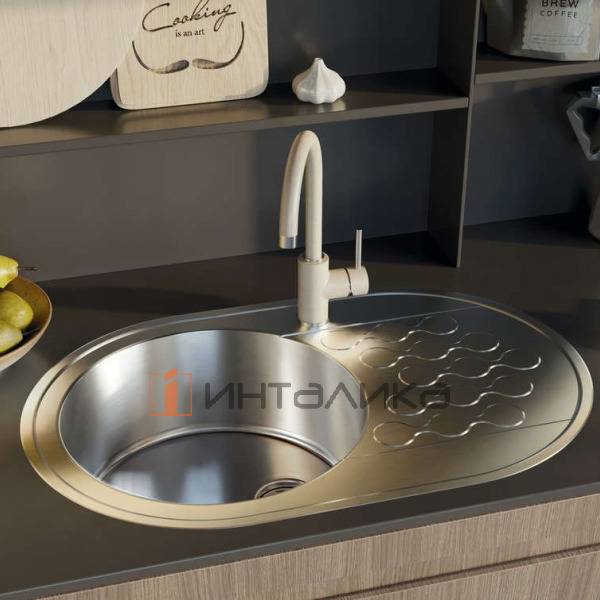 Мойка Omoikiri Kasumigaura 77 нержавеющая сталь, 500, нержавеющая сталь – 4