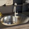 Превью Мойка Omoikiri Kasumigaura 77 нержавеющая сталь, 500, нержавеющая сталь – 4