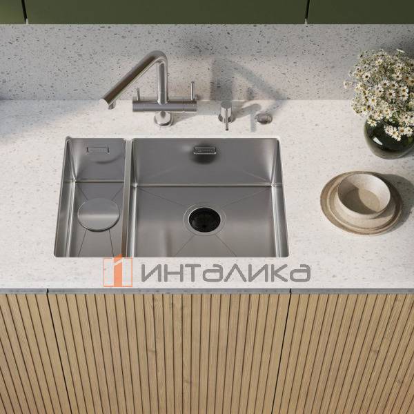 Мойка Omoikiri TAKI 58-2-U/IF R нержавеющая сталь, 600, накладная, нержавеющая сталь – 5