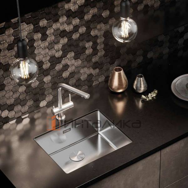 Мойка Taki 54-U/IF-LG нерж. сталь/светлое золото – 8