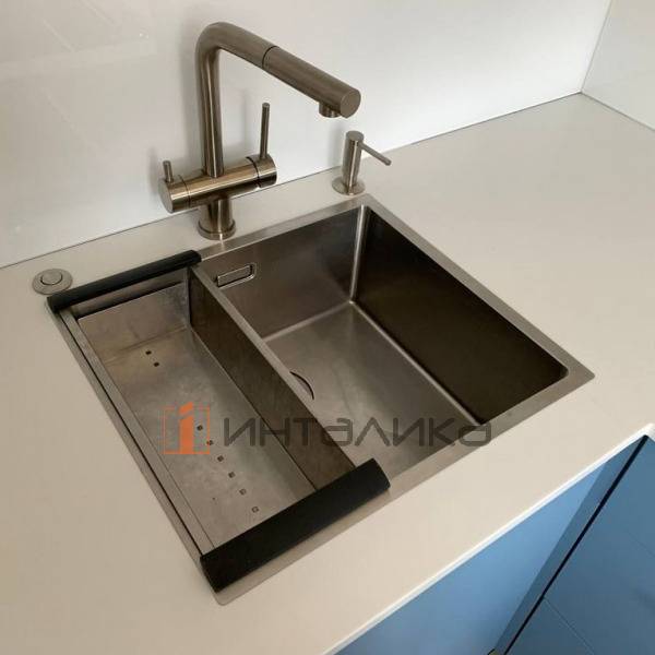 Мойка Taki 54-U/IF-LG нерж. сталь/светлое золото – 4