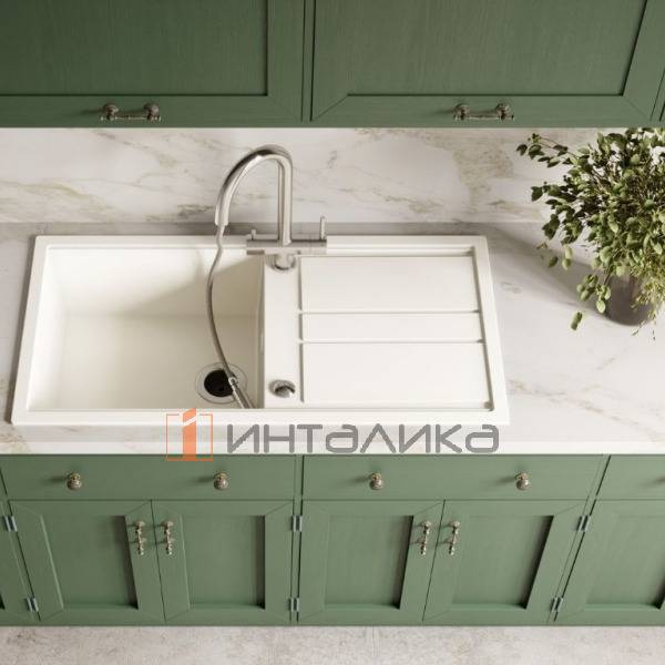 Мойка Omoikiri KITAGAWA 100 Artceramic, 600, накладная, графит – 5
