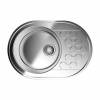 Превью Мойка Omoikiri Kasumigaura 65 нержавеющая сталь, 450, накладная, нержавеющая сталь – 1