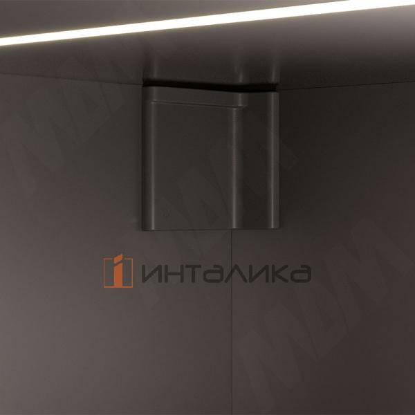LIBRA H11 Заглушка для мебельного навеса, пластик, антрацит, левая (6 34907 10 EE) – 2