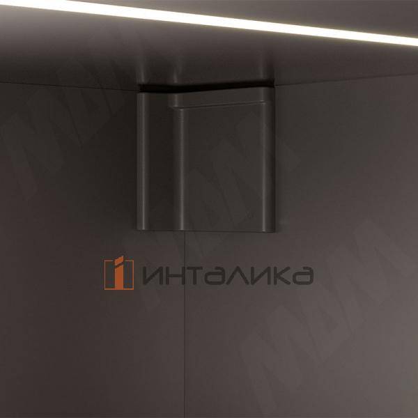 LIBRA H11 Заглушка для мебельного навеса, пластик, антрацит, правая (6 34907 20 EE) – 2