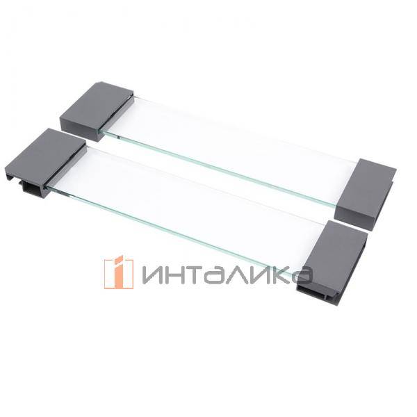 Вставка HETTICH DesignSide, комплект для ящика InnoTech Atira H144 мм, NL420 мм, цвет антрацит, (V1) – 1