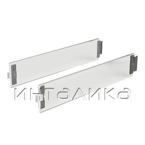 Комплект надставок на боковину HETTICH DesignSide для ящика ArciTech, NL270, H92, стекло 8 мм прозрачное, (V1)