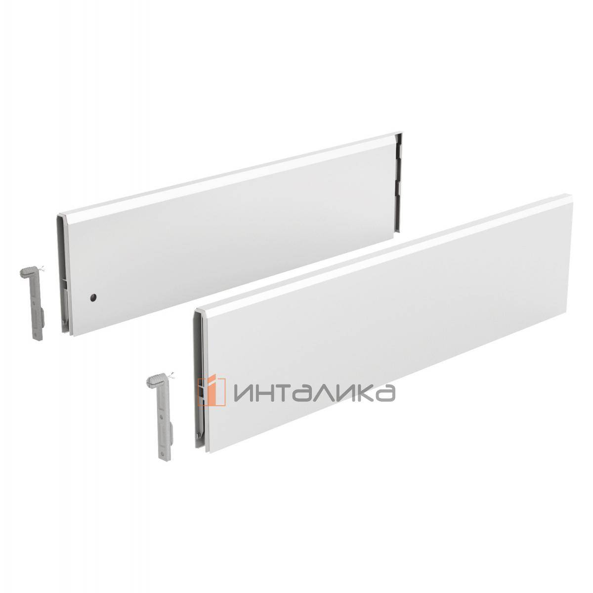 Комплект надставок на боковину HETTICH TopSide для ArciTech, NL500, H124, сталь, цвет белый, (V1)