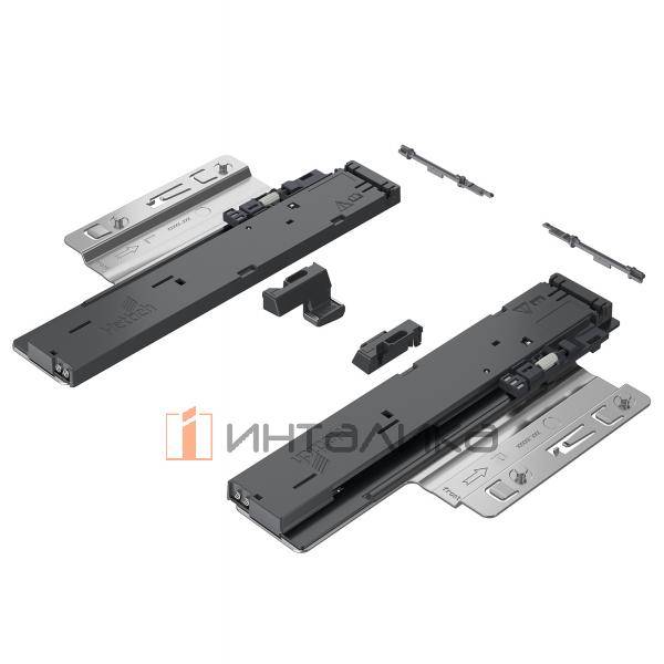 Комплект механизма HETTICH Push to Open Silent, снаряженный вес ящика 10 - 30кг, для Quadro You, (V 1) – 1