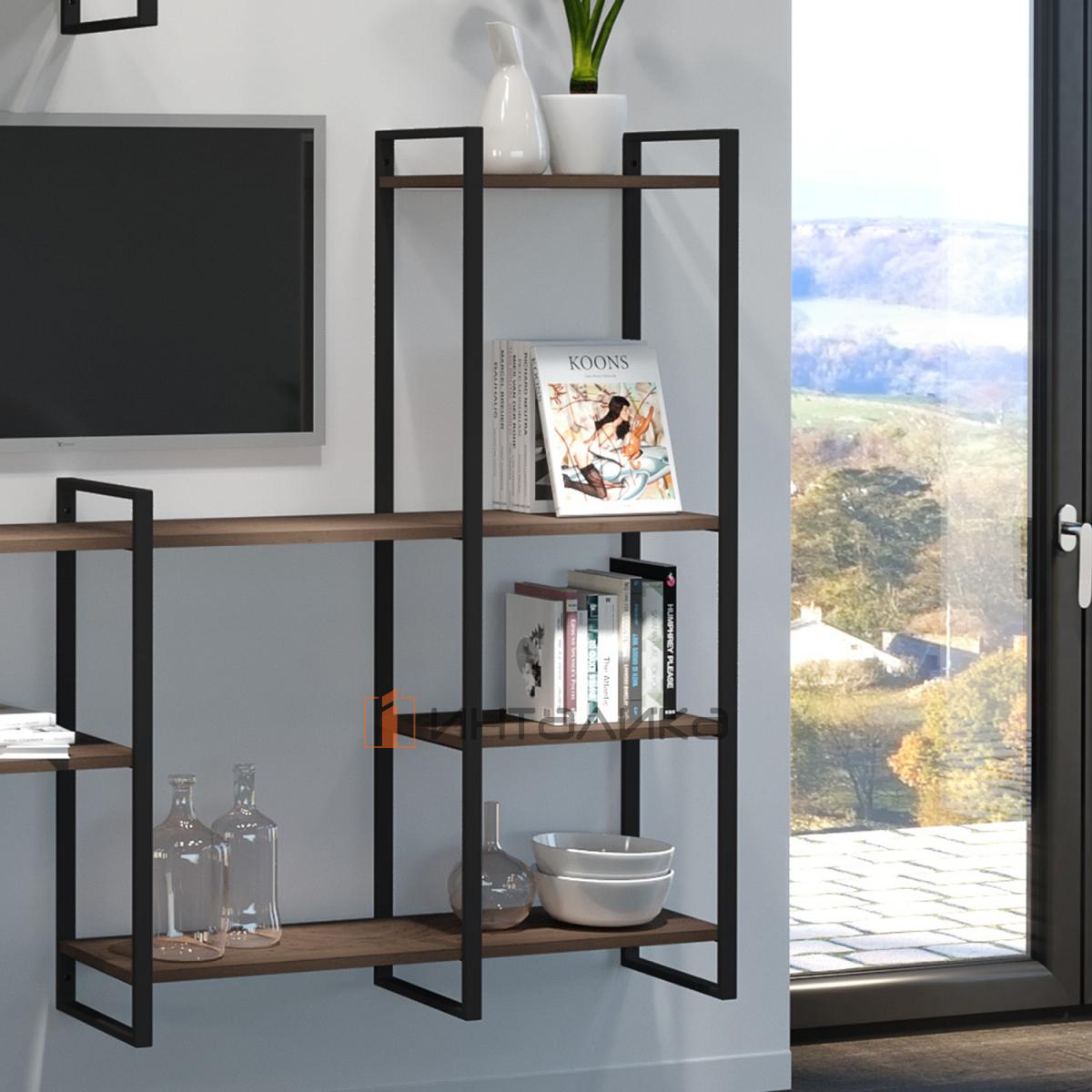 Рама из стального профиля для стеллажных систем КЕССЕБЁМЕР / KESSEBOHMER Юкей, 30х320х1500, черный