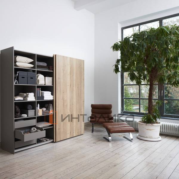 Система HETTICH Top Line XL для 2 дверей, B 600-2000мм, H до 3000мм, T 18-30 мм, G60, вес двери 30-60 кг, Silent System, L 4000 мм – 8