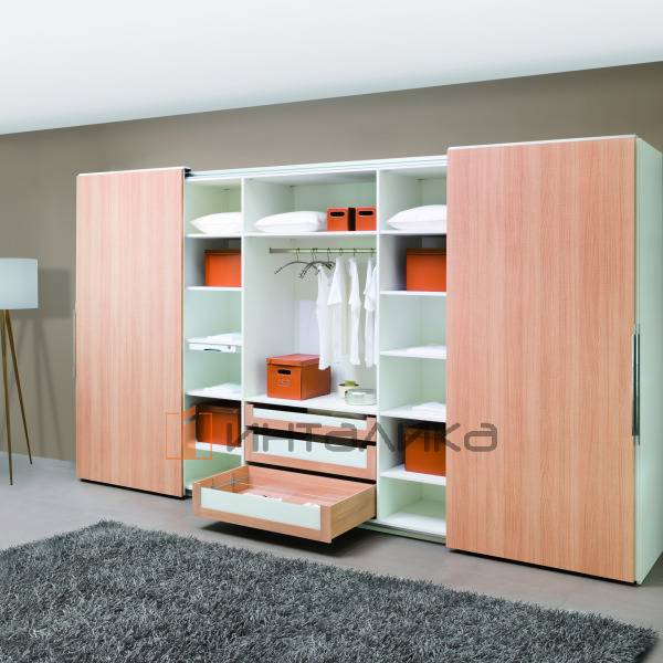 Система HETTICH Top Line XL для 2 дверей, B 600-2000мм, H до 3000мм, T 40-50 мм, G100, вес двери 60-100 кг, Silent System, L 2300 мм – 2