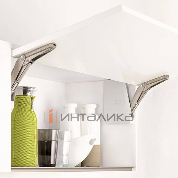 Комплект поворотного подъемного механизма  KESSEBOHMER Free Flap Forte P2O, тип III Х2, тип G, для деревянных фасадов, белый – 2