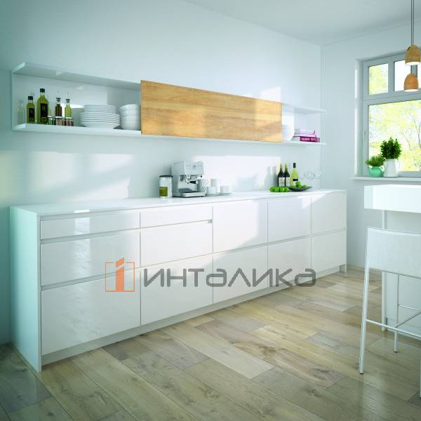 Система HETTICH Slide Line M для 1 двери вкладная навеска, B 450-1800мм I H до 2000мм I T 16-25мм I G 30кг с демпфированием для деревянных дверей, профиль AL 2500 мм под прикручивание	 – 5