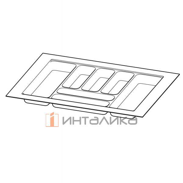Организация HETTICH OrgaTray 440 для ящиков InnoTech Atira | AvanTech You | ArciTech, B601-700, T441-520, H55, пластик, серебристый – 1