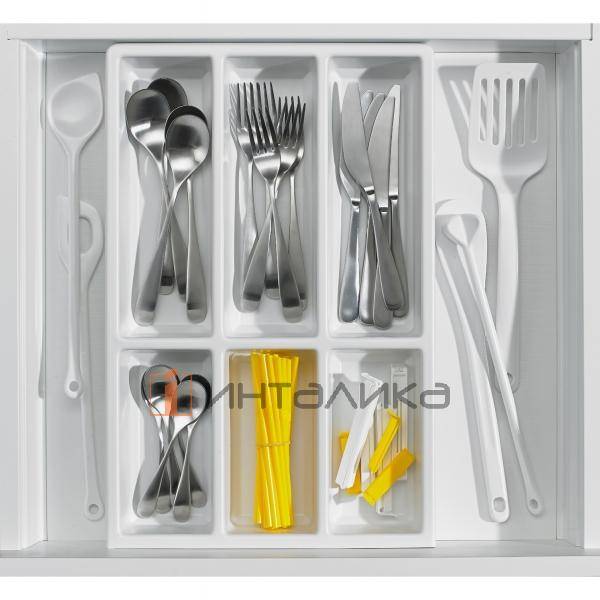 Организация HETTICH OrgaTray 490 для ящиков InnoTech Atira, NL470, KB450, 326х462х53, белый – 3