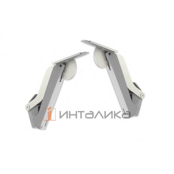 Силовые механизмы с рычагами KESSEBOHMER FreeSpace Push to Open, тип E, крепления фасада, серый – 1