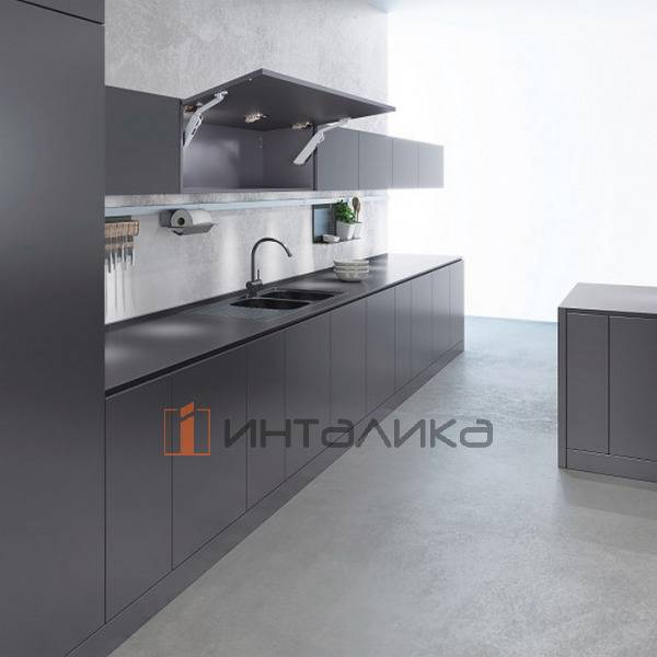 Комплект поворотного подъемного механизма KESSEBIHMER FREElight P2O | Touch Opening, тип C, с двумя силовыми механизмами, белый – 2