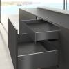Превью Внутренний ящик стандартный HETTICH AvanTech You Quadro M Push to Open Silent полного выдвижения, H101, NL450, G30, B 900, снаряжённый вес ящика 10-30 кг, антрацит – 1