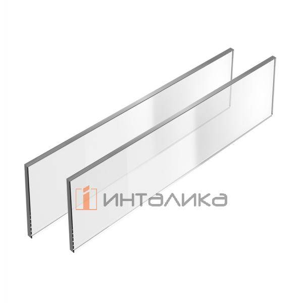 Комплект вставок для боковин ящика HETTICH AvanTech You INLAY, H187, NL400, стекло – 1