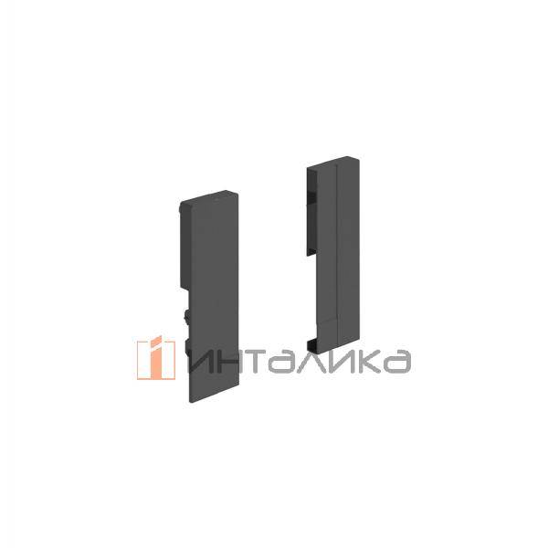 Соединители передней панели внутреннего ящика HETTICH 100 InnoTech Atira, H144 мм, цвет антрацит, (V1) – 1