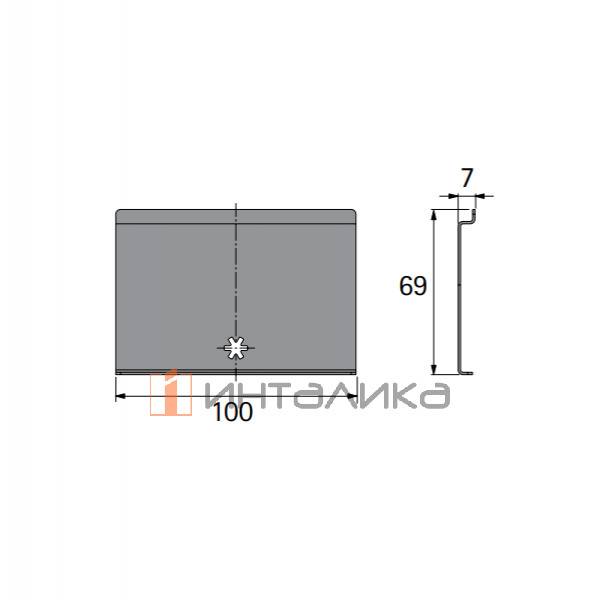 Угол для задней стенки Hettich AvanTech YOU, для Easys – 2