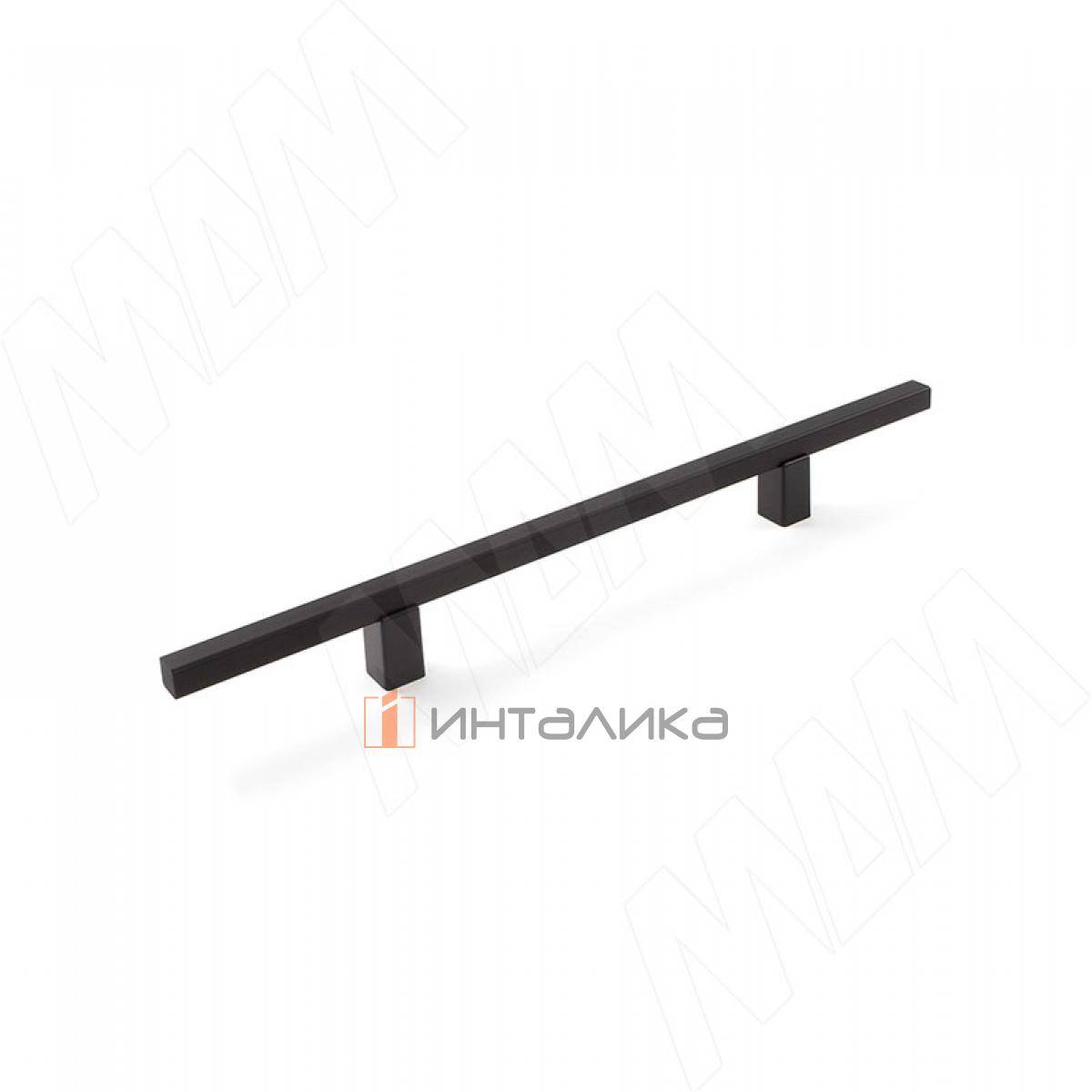 Ручка-скоба 160мм L=300мм, черный матовый (3694.300.7W/1817)