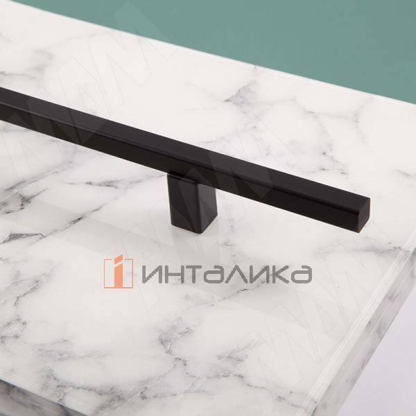 Ручка-скоба 160мм L=300мм, черный матовый (3694.300.7W/1817) – 3