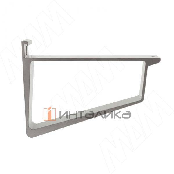 PIRO Менсолодержатель для деревянных полок, хром матовый  (PIR.876A.9723) – 2