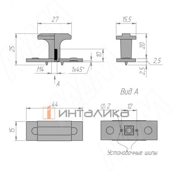Ручка-кнопка золото матовое (WPO.118.000.00F3) – 2