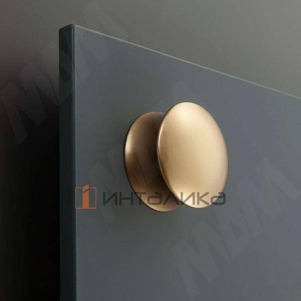 Ручка-кнопка D40мм латунь (WPO.880.040.006C) – 3