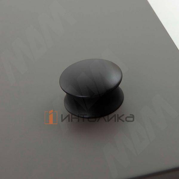 Ручка-кнопка D40мм черный матовый (WPO.880.040.00N4) – 3