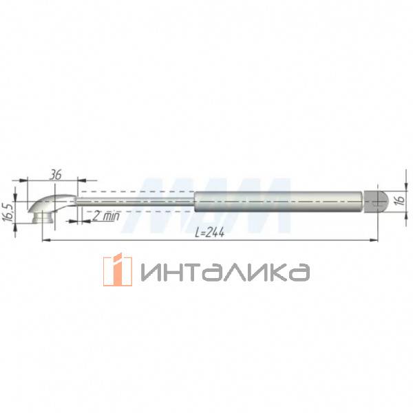 COMPACT лифт фрикц. откр., L=244, 45Н (42311010UZ) (1019 6042UZS) – 2