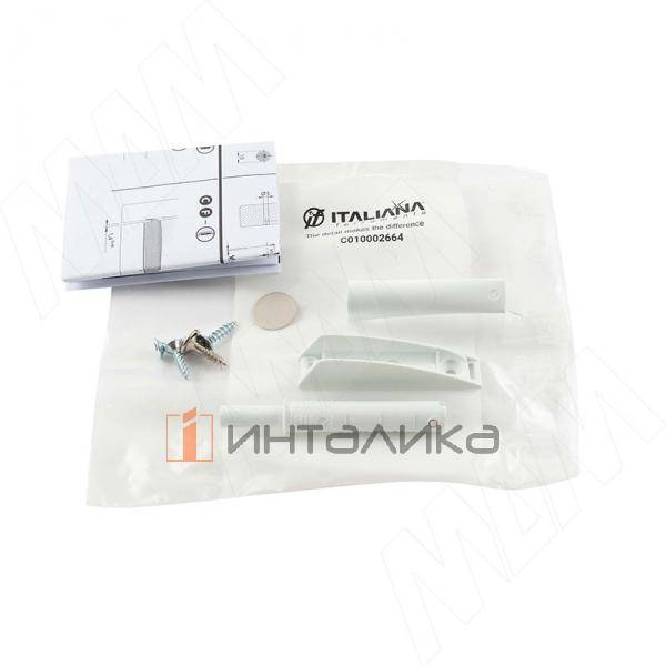 Комплект K-PUSH TECH 20 мм накладной с магнитом, белый, с крепежом и ответными планками (C010002664) – 2