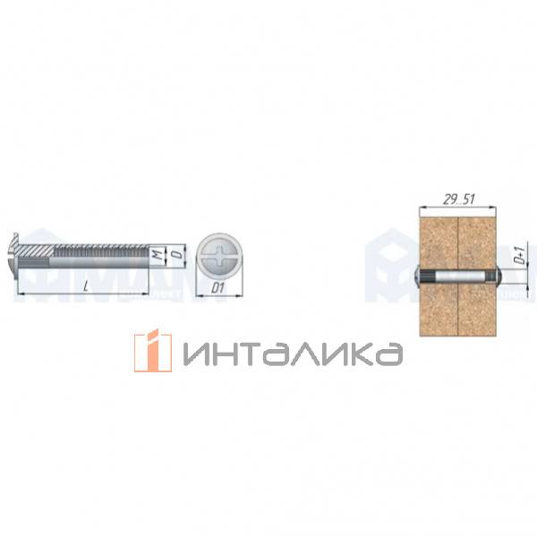 Стяжка межсекционная 