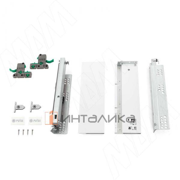 LS BOX комплект ящика 550 мм, цвет графит (боковины h88 мм с направляющими открывания от нажатия) (LT88550GP) – 3