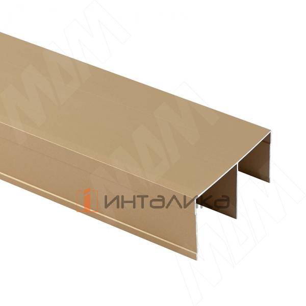 INTEGRO Направляющая верхняя золото матовое, L-3000 (IN07200A-S3) – 1