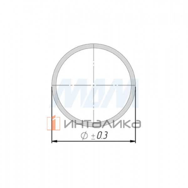 Труба круглая D25 мм, хром, L-3000 (JOK25CR-09) – 3