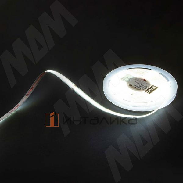 LUX, COB лента светодиодная, 420 диодов, 24V, 5 м, CRI 90, холодный белый 6000К, IP20, 10W/1м (LS24-COB-CW20-10) – 4