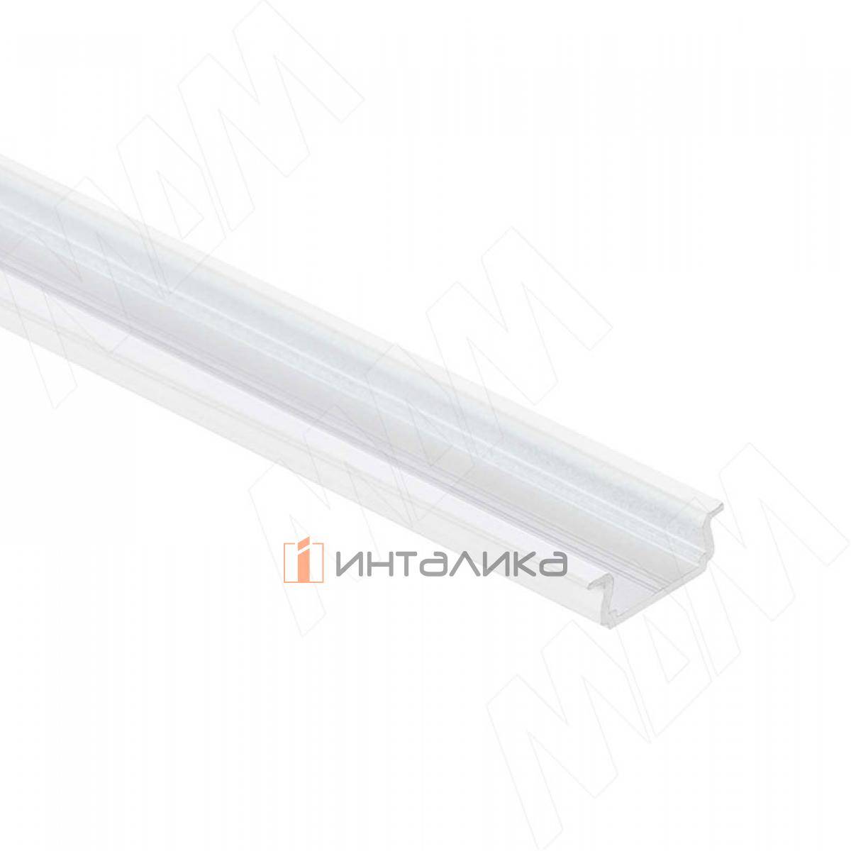 Профиль FM1/F, врезной, белый матовый, 18х6мм, для плоского рассеивателя, L-2000 (LSP-FM1/F-ALU-2-WHM)
