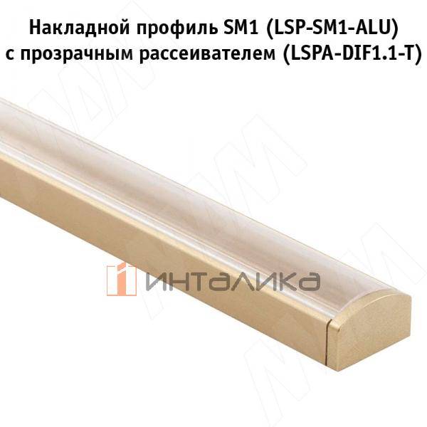 Заглушка торцевая для SM1, золото матовое (LSPA-CAP-SM1-GL) – 4