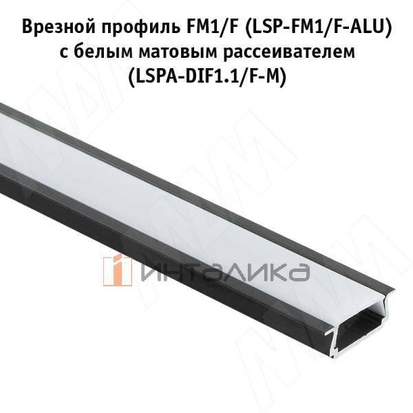 Рассеиватель матовый для профиля FM1/F, L-2000 (LSPA-DIF1.1/F-M) – 4