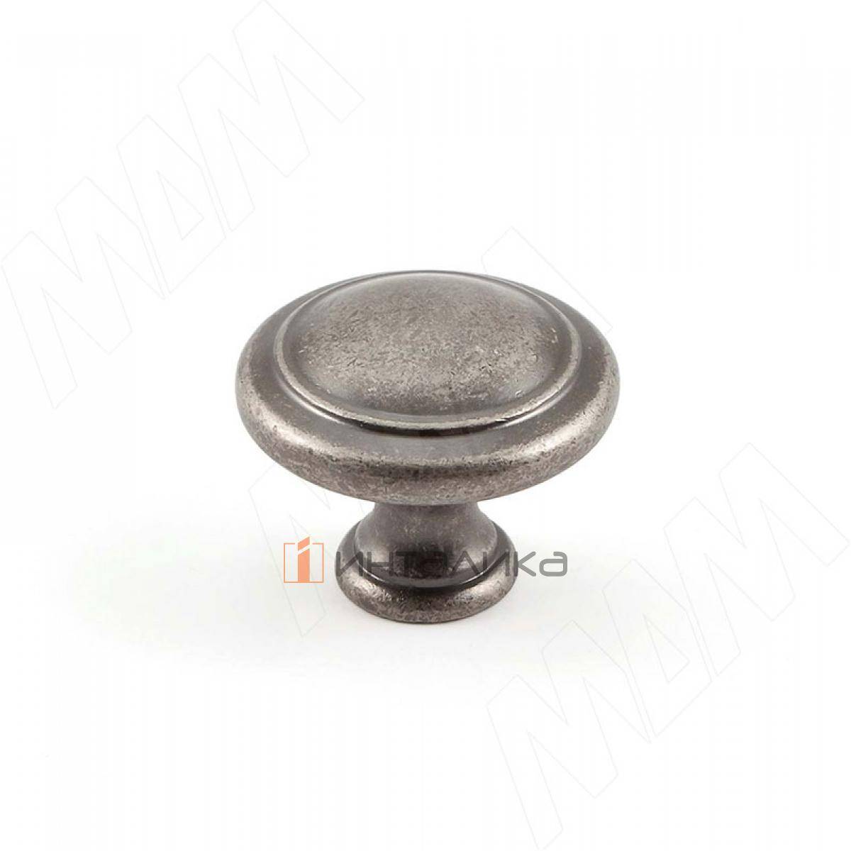 Ручка-кнопка серебро состаренное (KH.15.000.AP)