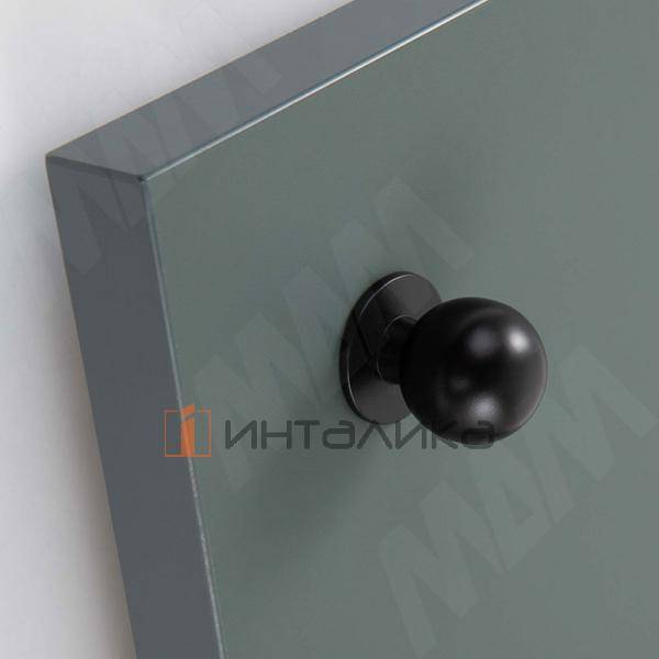 Ручка-кнопка D22мм черный матовый (KH.08.000.BLM) – 2