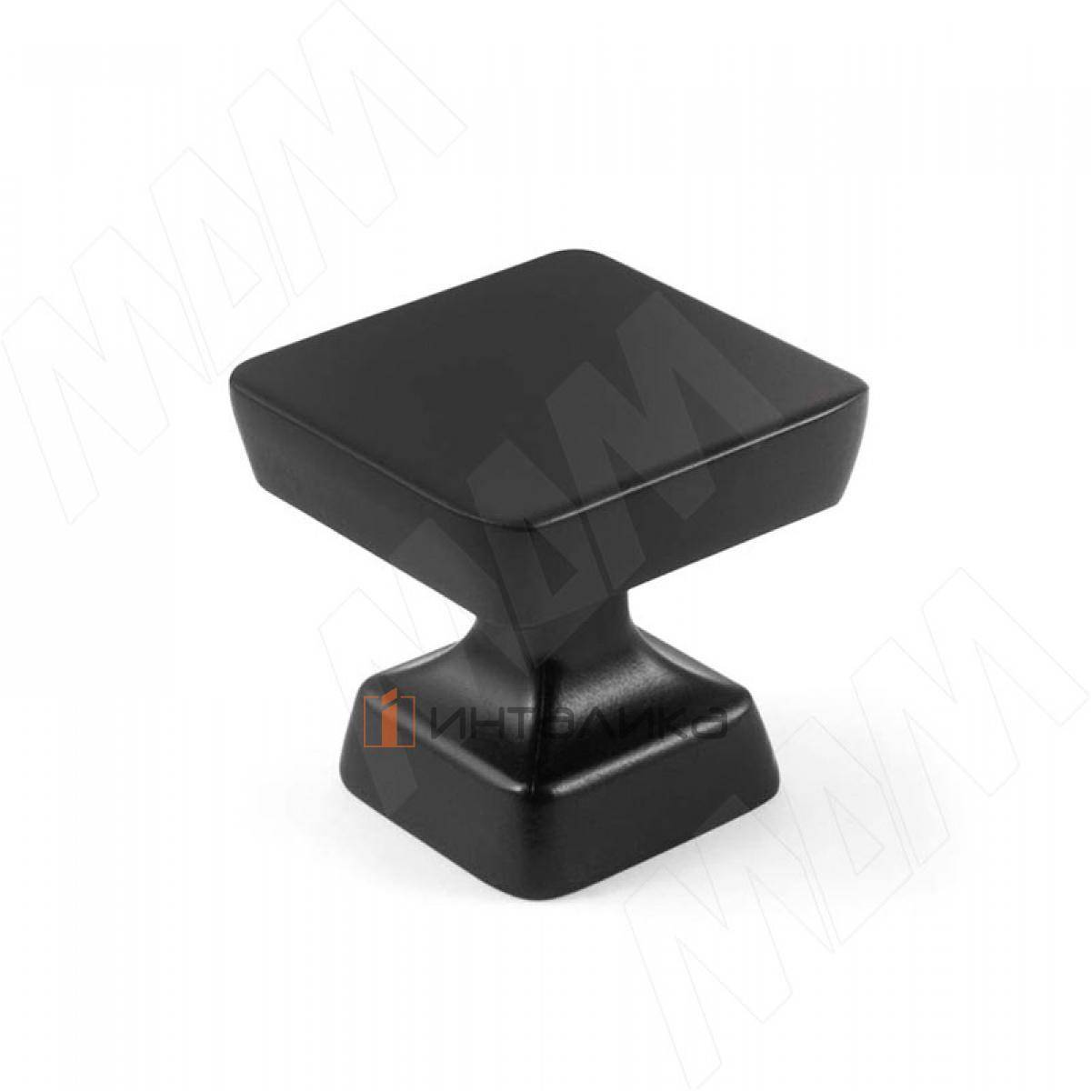 Ручка-кнопка черный матовый (KH.21.000.BLM)