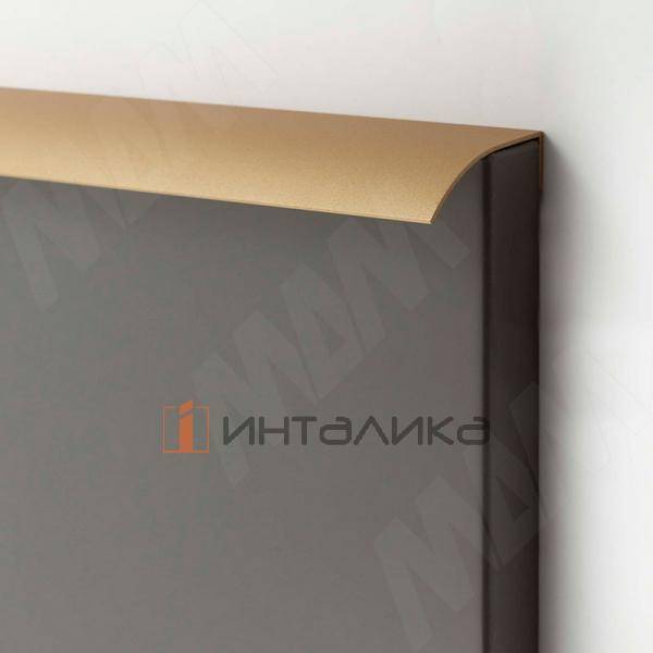 Профиль-ручка 396мм крепление саморезами золото матовое (PH.RU15.400.GL) – 2