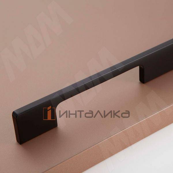 Профиль-ручка160/800мм(L=827мм)черныйматовый (PH.CN01.160-800.BLM) – 2